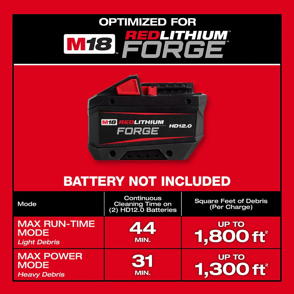 Milwaukee 0914-20, M18 FUEL™ NEXUS™ 6 Gallon Wet/Dry Vacuum w/ PACKOUT™ Compatibility & VACLINK™ - Image 10