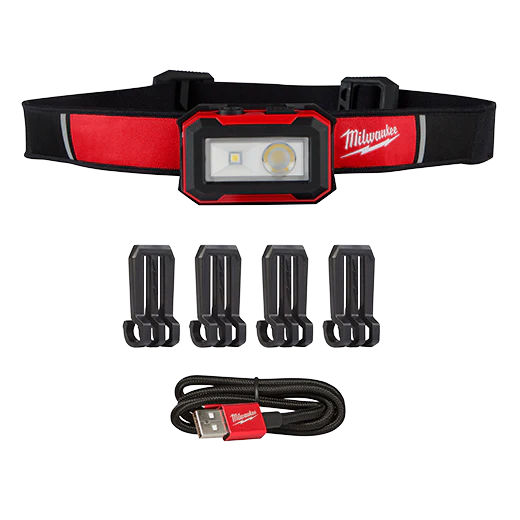 Milwaukee 2012R, Rechargeable  Magnetic Headlamp with Task Light