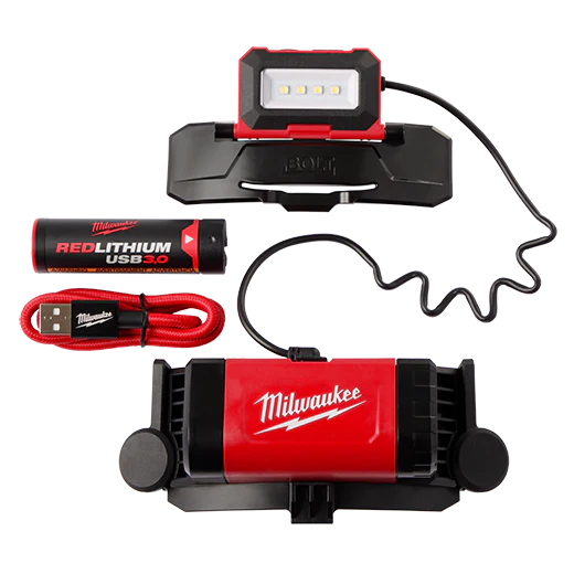 Milwaukee 2118-21, RLUSB BOLT HARD HAT HEADLAMP