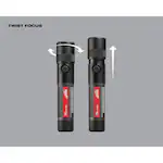 Milwaukee 2161-21, USB Rechargeable 1100L Twist Focus Flashlight - Image 7