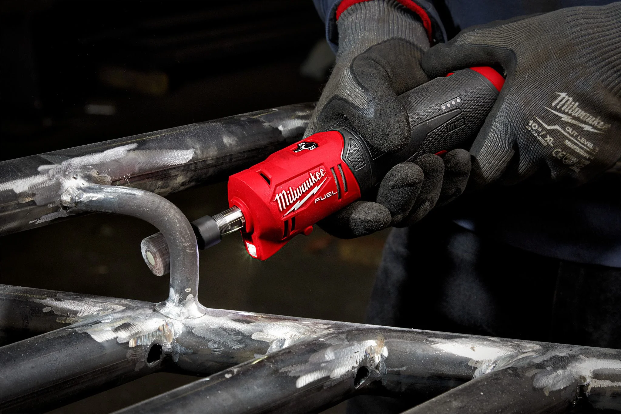 Milwaukee 2486-22, M12 FUEL 1/4" Straight Die Grinder Kit - Image 8