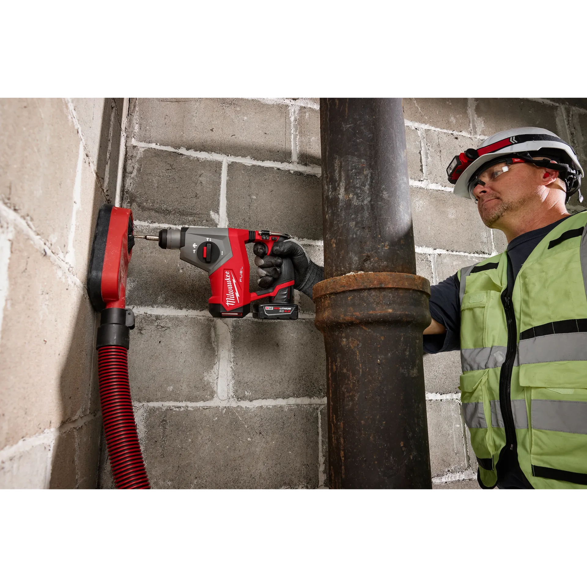 Milwaukee 2508-20, M12 FUEL™ 5/8” SDS Plus Rotary Hammer - Image 7
