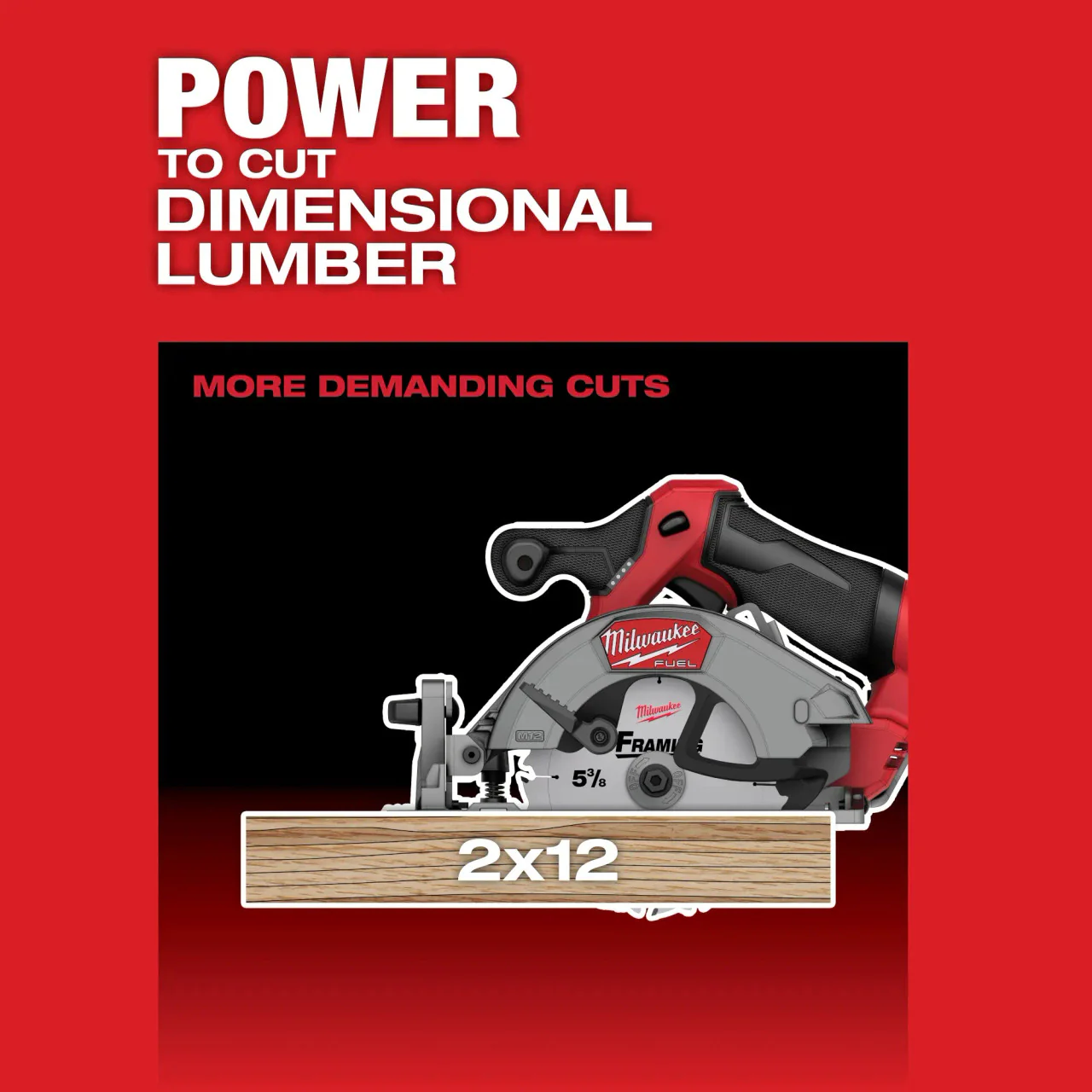 Milwaukee 2521-20, M12 FUEL 5-3/8" Circular Saw (Tool Only) - Image 5