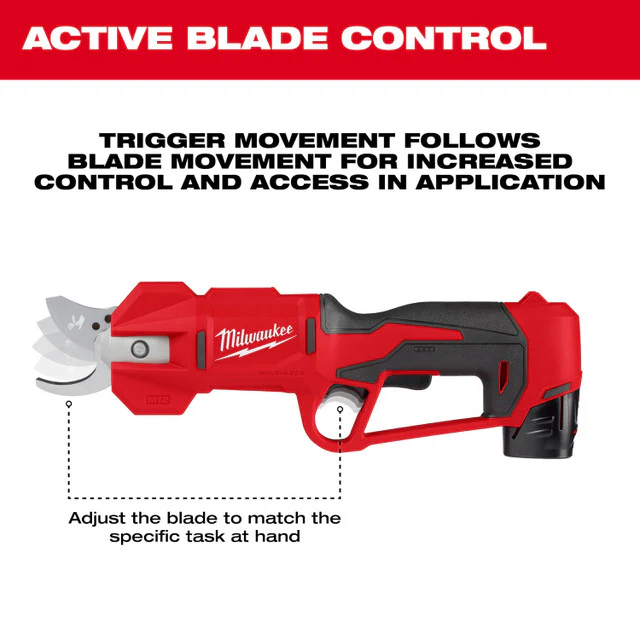 Milwaukee 2534-20, M12 BRUSHLESS PRUNING SHEARS (Tool Only) - Image 7