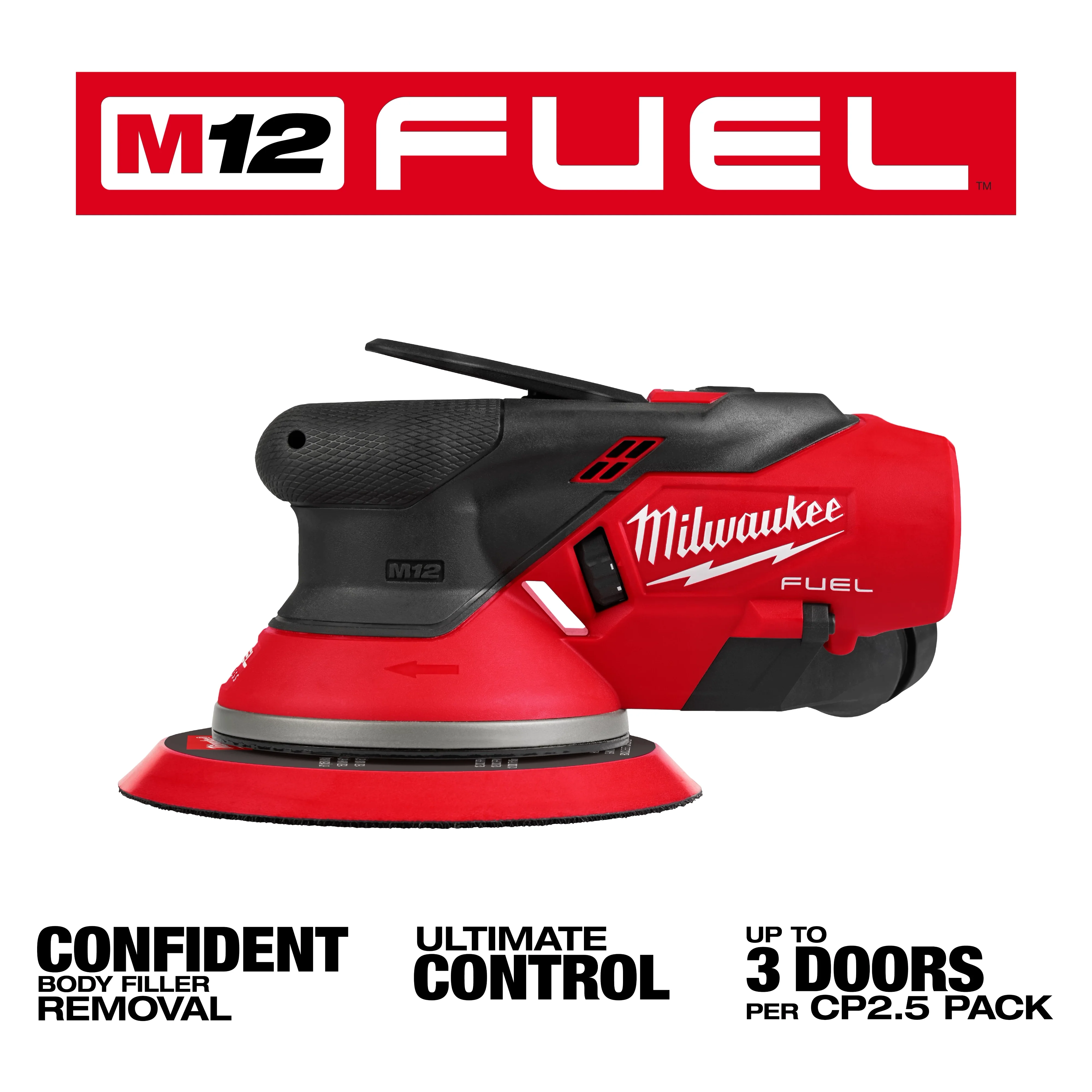 Milwaukee 2585-20, M12 FUEL™ 6" Random Orbital Sander (3/16") - Image 3