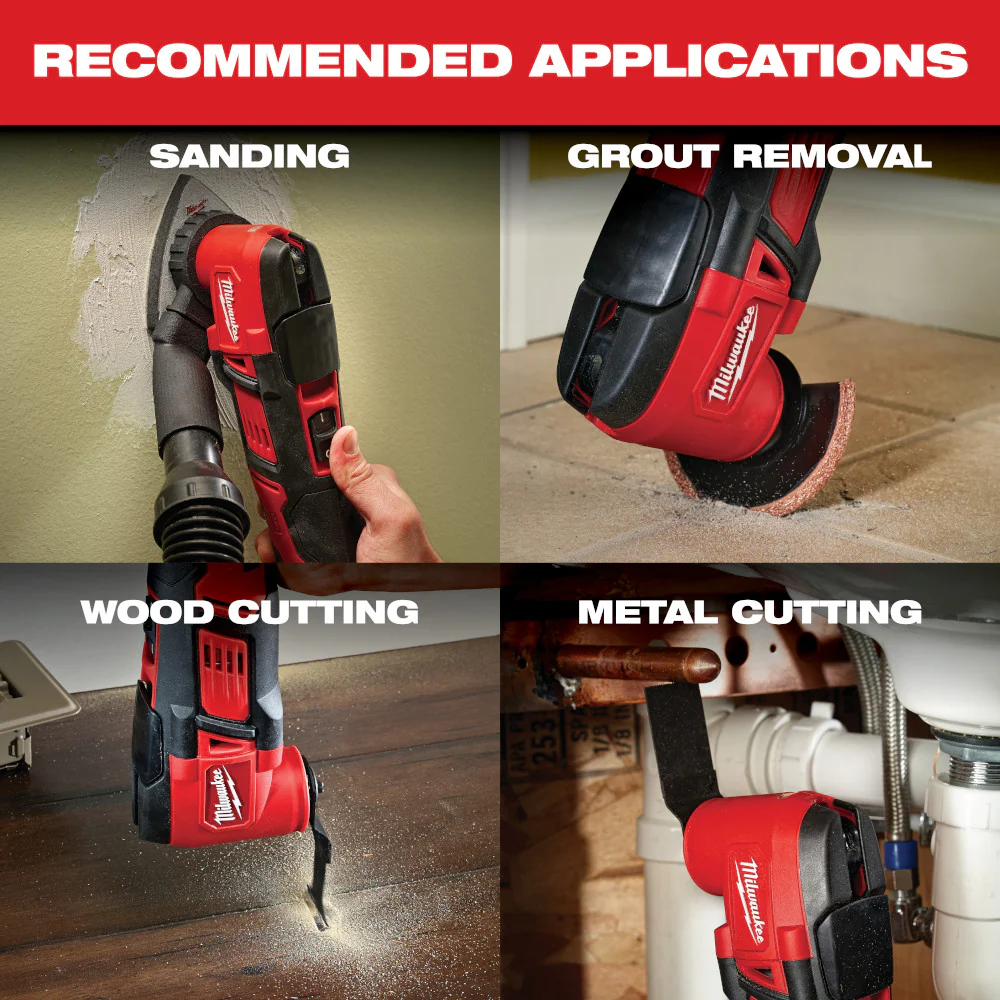 Milwaukee 2626-20, M18 Li-Ion Oscillating Multi Tool  (Tool Only) - Image 5