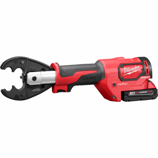Milwaukee 2678-22O, M18 FORCE LOGIC 6T Utility Crimper Kit with D3 Grooves and Fixed O Die - Image 5