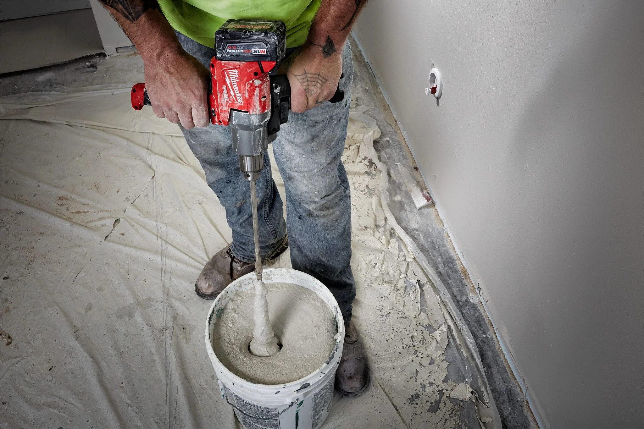 Milwaukee 2810-20, M18 FUEL Mud Mixer with 180° Handle (Tool Only) - Image 3