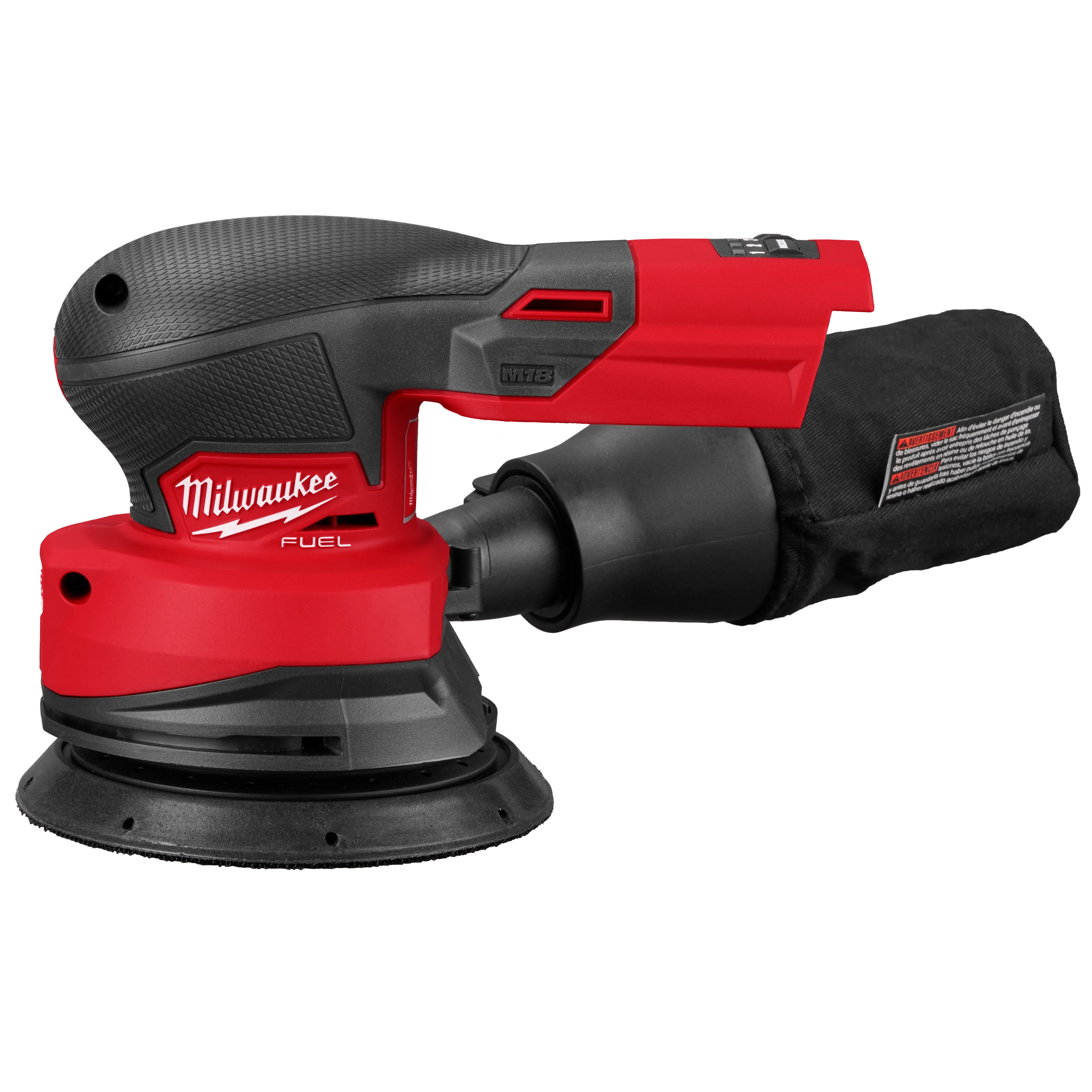 Milwaukee 2837-20, M18­ FUEL™ 5" Random Orbital Sander - Image 2