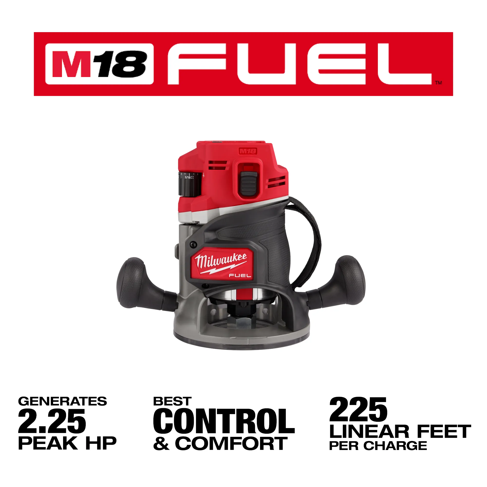 Milwaukee 2838-21, M18 FUEL™ 1/2" Router Kit - Image 3