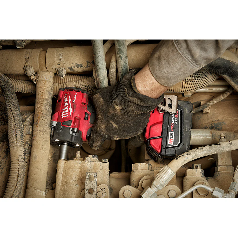 Milwaukee 2855P-20, M18 FUEL 1/2" Compact Impact Wrench w/ Pin Detent (Tool Only) - Image 5