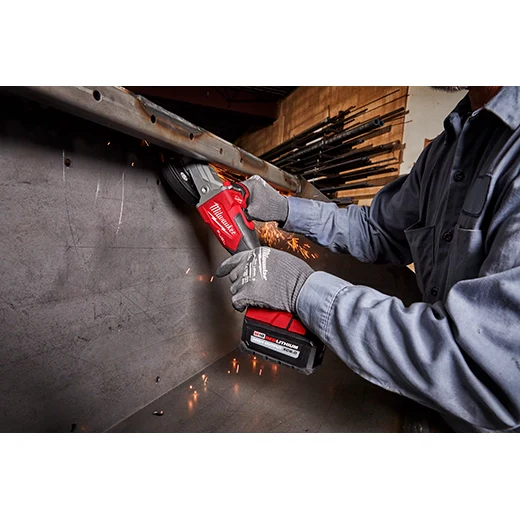 Milwaukee 2887-20, M18 FUEL 5" Flathead Braking Grinder, Slide Switch Lock-On (Tool Only) - Image 3