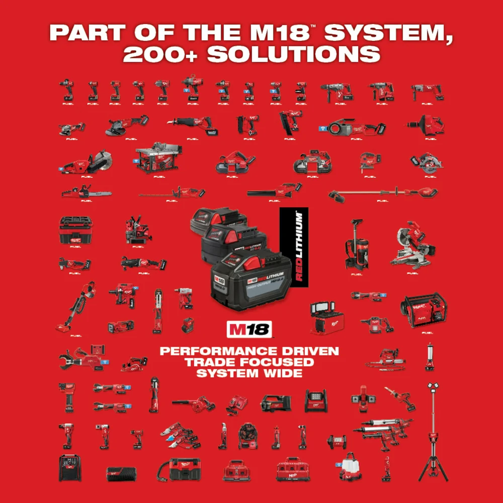 Milwaukee 2912-DE, M18 FUEL HAMMERVAC 1" Dedicated Dust Extractor - Image 11