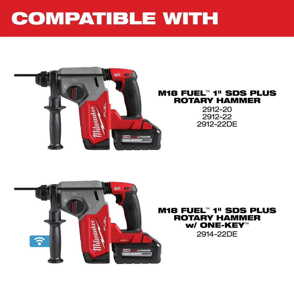 Milwaukee 2912-DE, M18 FUEL HAMMERVAC 1" Dedicated Dust Extractor - Image 3