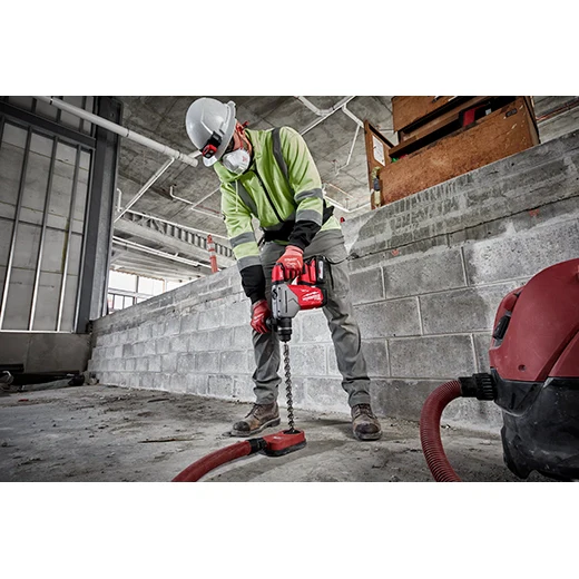 Milwaukee 2915-22DE, M18 FUEL™ 1-1/8" SDS Plus Rotary Hammer w/ ONE-KEY™ & HAMMERVAC™ Dedicated Dust Extractor Kit - Image 4