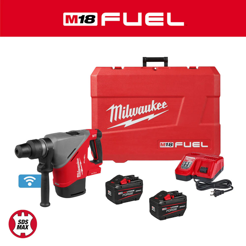 Milwaukee 2917-22HD, M18 FUEL™ 1-9/16" SDS Max Rotary Hammer Kit w/ ONE-KEY™ - Image 2