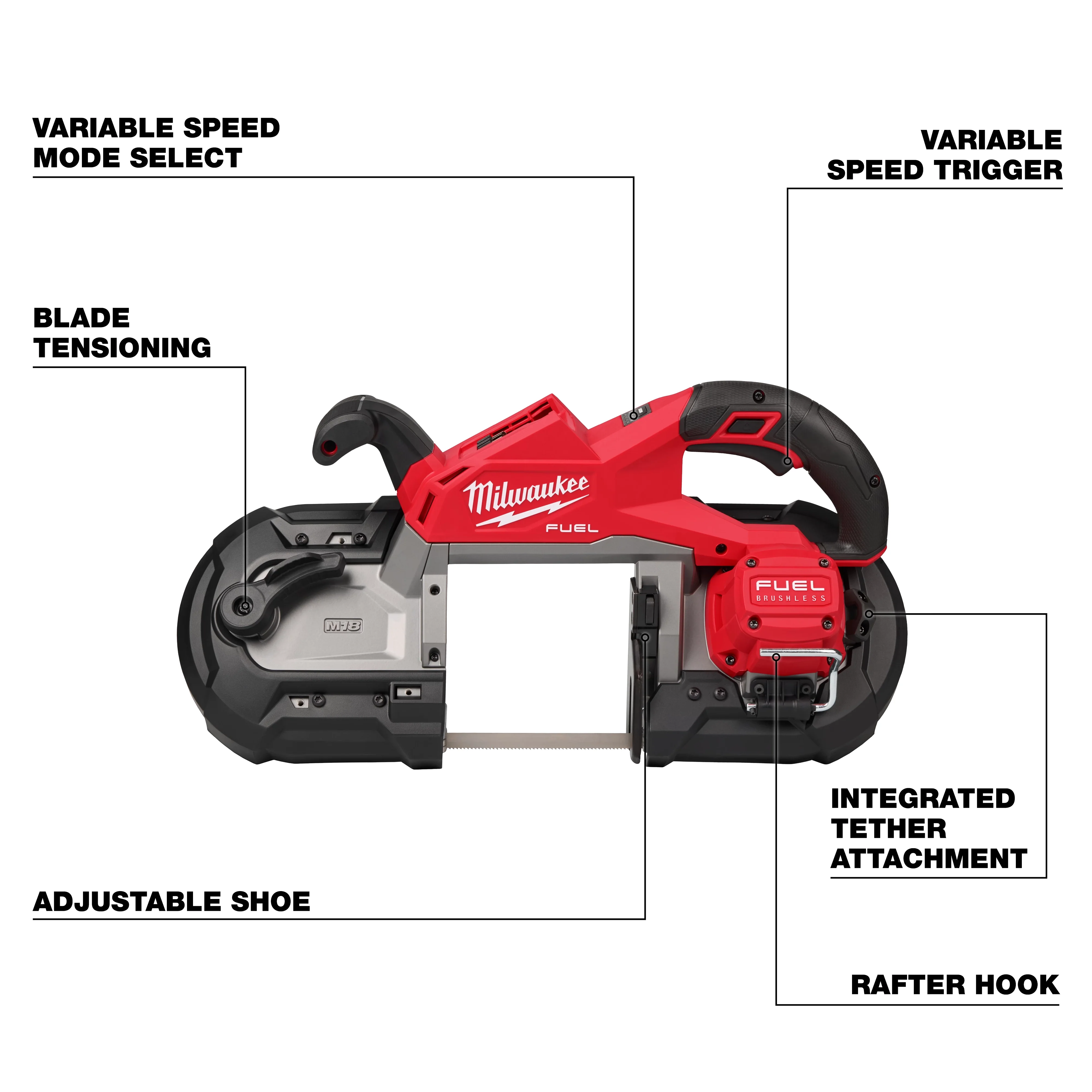 Milwaukee 2929-20, M18 FUEL™ Deep Cut Band Saw (Tool Only) - Image 3