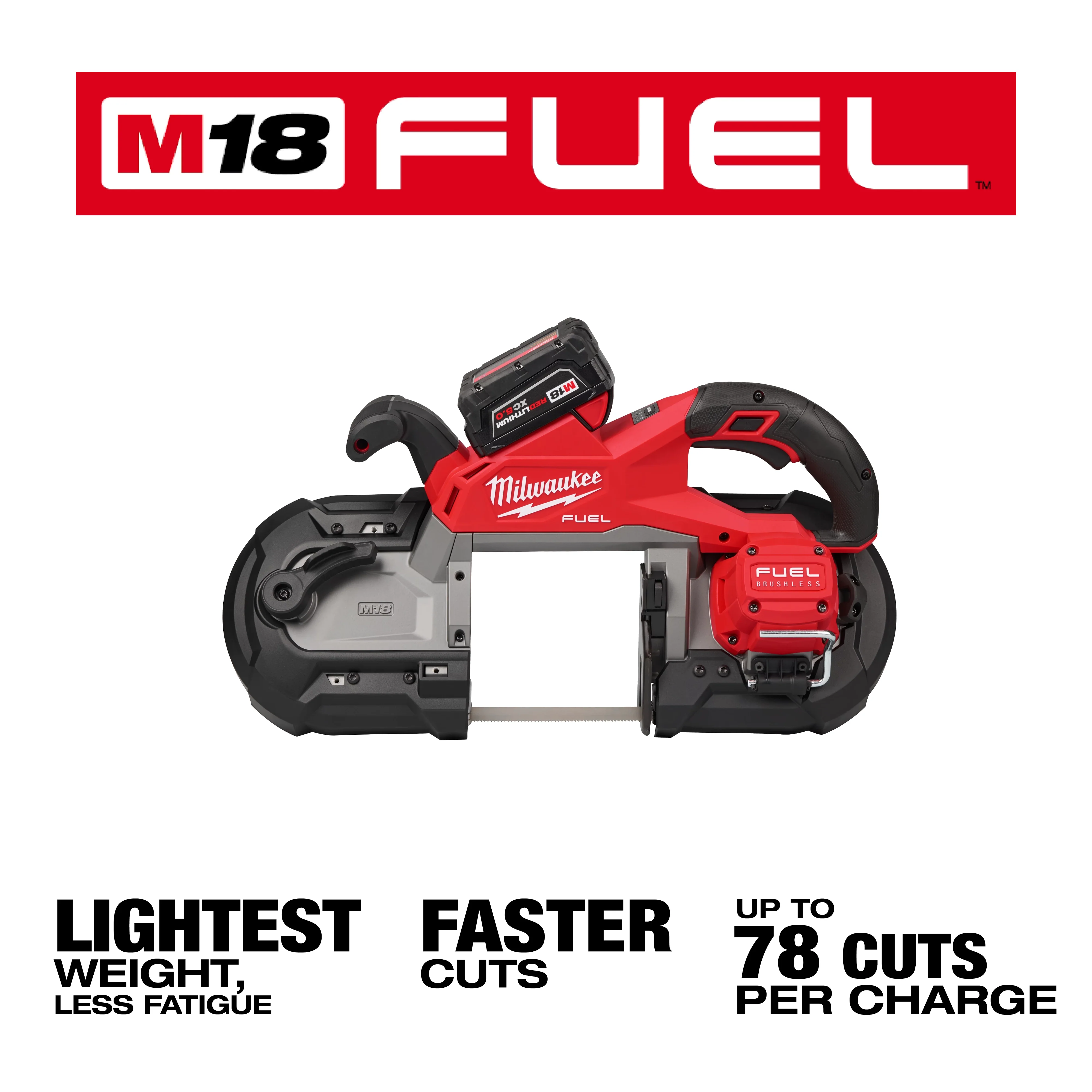 Milwaukee 2929-22, M18 FUEL Deep Cut Band Saw Kit - Image 2