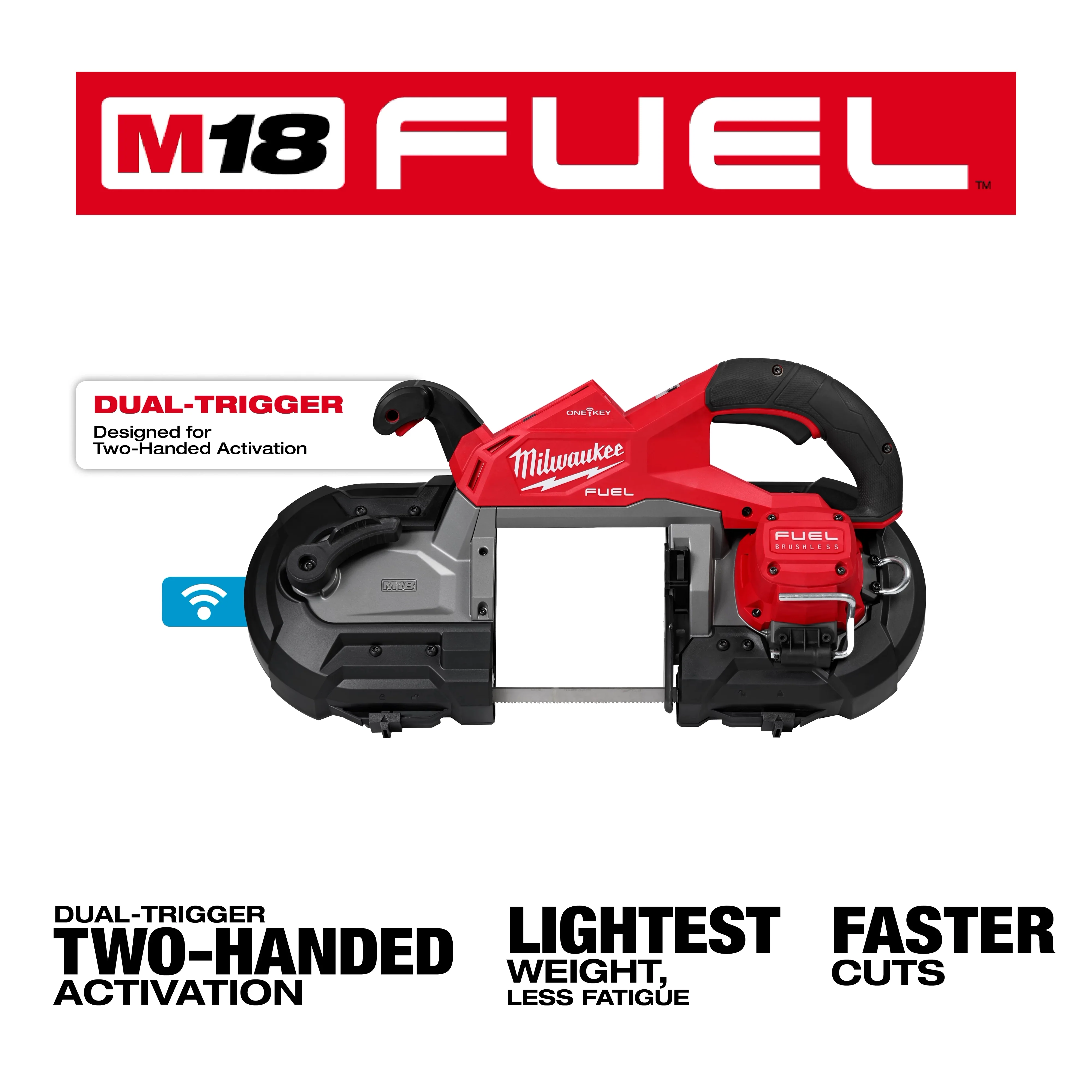 Milwaukee 2929S-20, M18 FUEL™ Deep Cut Dual Trigger Band Saw w/ ONE-KEY™ - Image 2