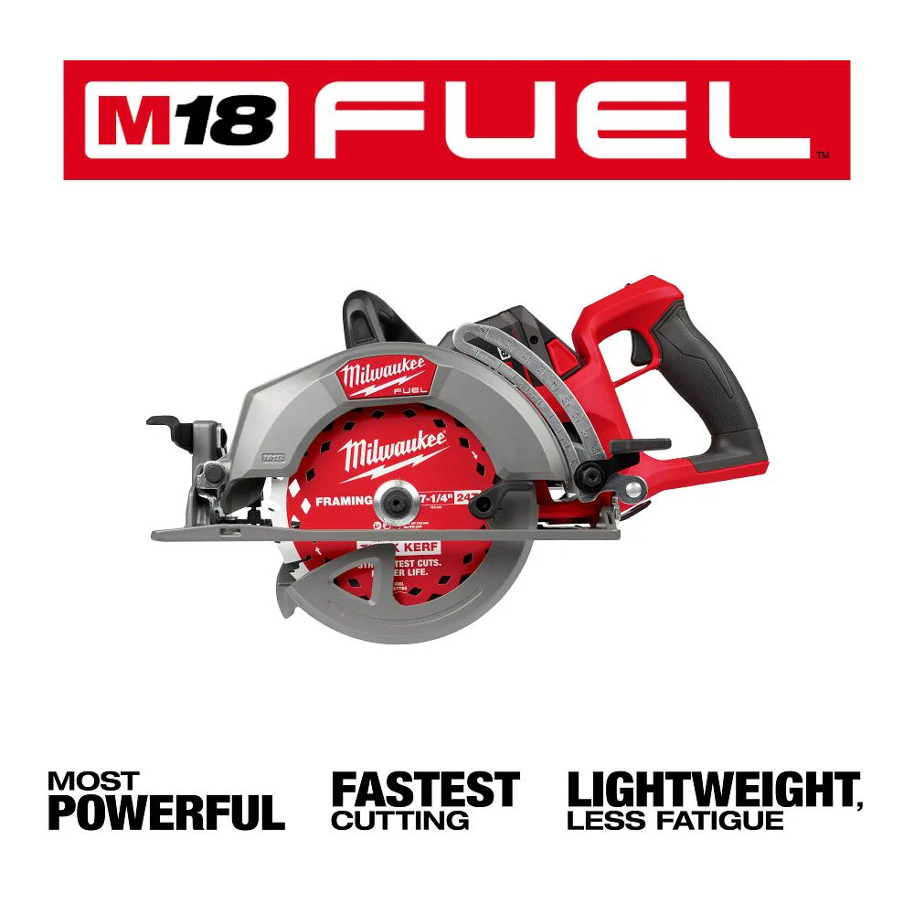 Milwaukee 2930-21HD, M18 FUEL 7-1/4” Rear Handle Circular Saw Kit - Image 2