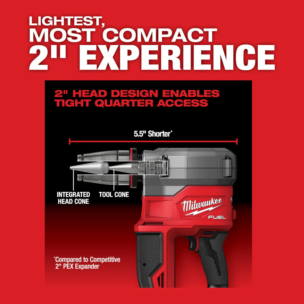 Milwaukee 2932-22XC, M18 FUEL 2" ProPEX Expander Kit w/ ONE-KEY - Image 8