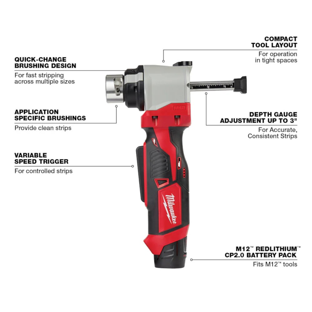 Milwaukee 2935X-21, M18 Cable Stripper RHW/RHH/USE Kit - Image 3