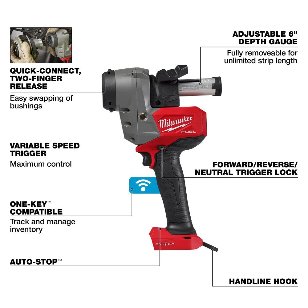 Milwaukee 2937-20, M18 FUEL™ Covered Conductor Cable Stripper - Image 9