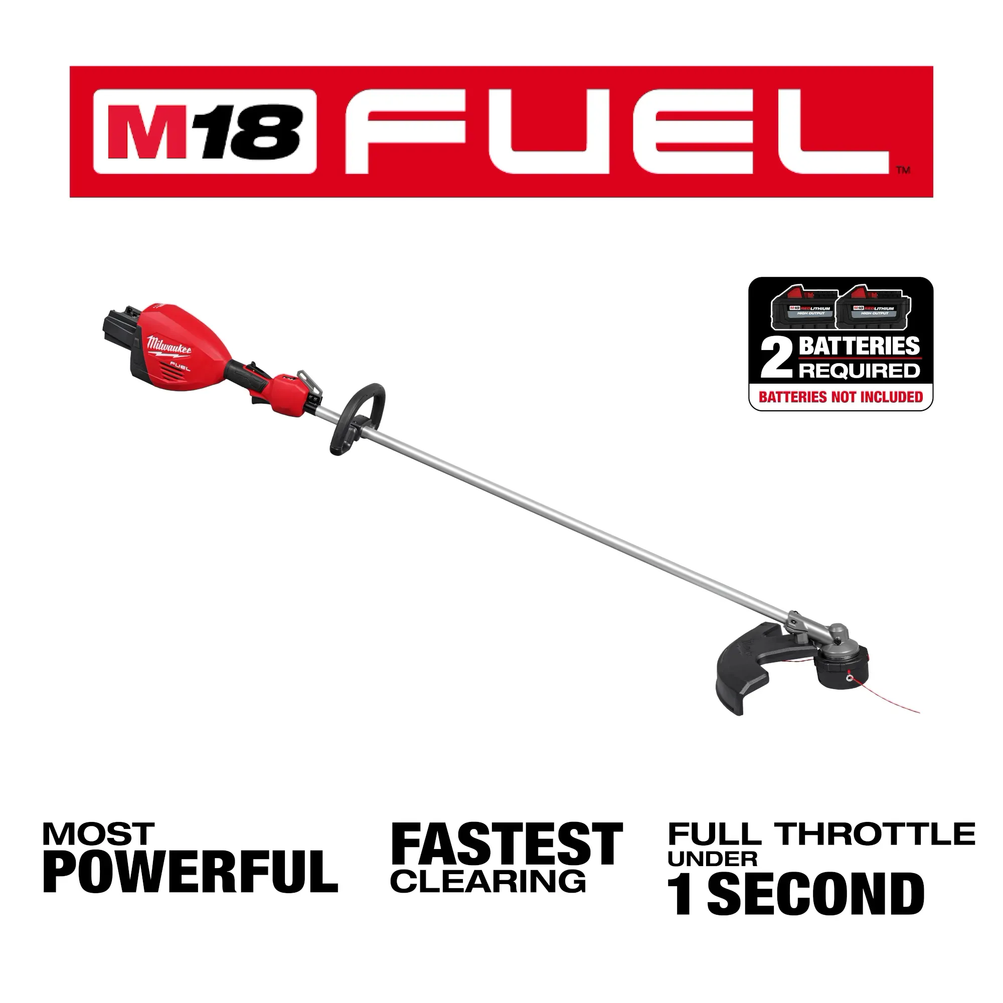 Milwaukee 3006-20, M18 FUEL™ 17” Dual Battery String Trimmer (Tool Only) - Image 2