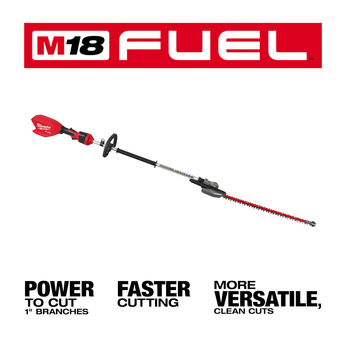 Milwaukee 3012-20, M18 FUEL™ Pole Articulating Hedge Trimmer (Tool Only) - Image 2