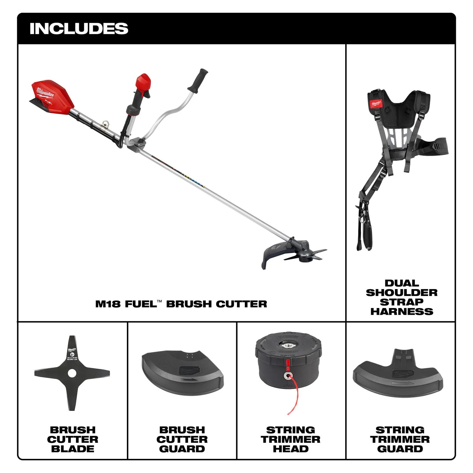 Milwaukee 3015-20, M18 FUEL™ Brush Cutter (Tool Only) - Image 3
