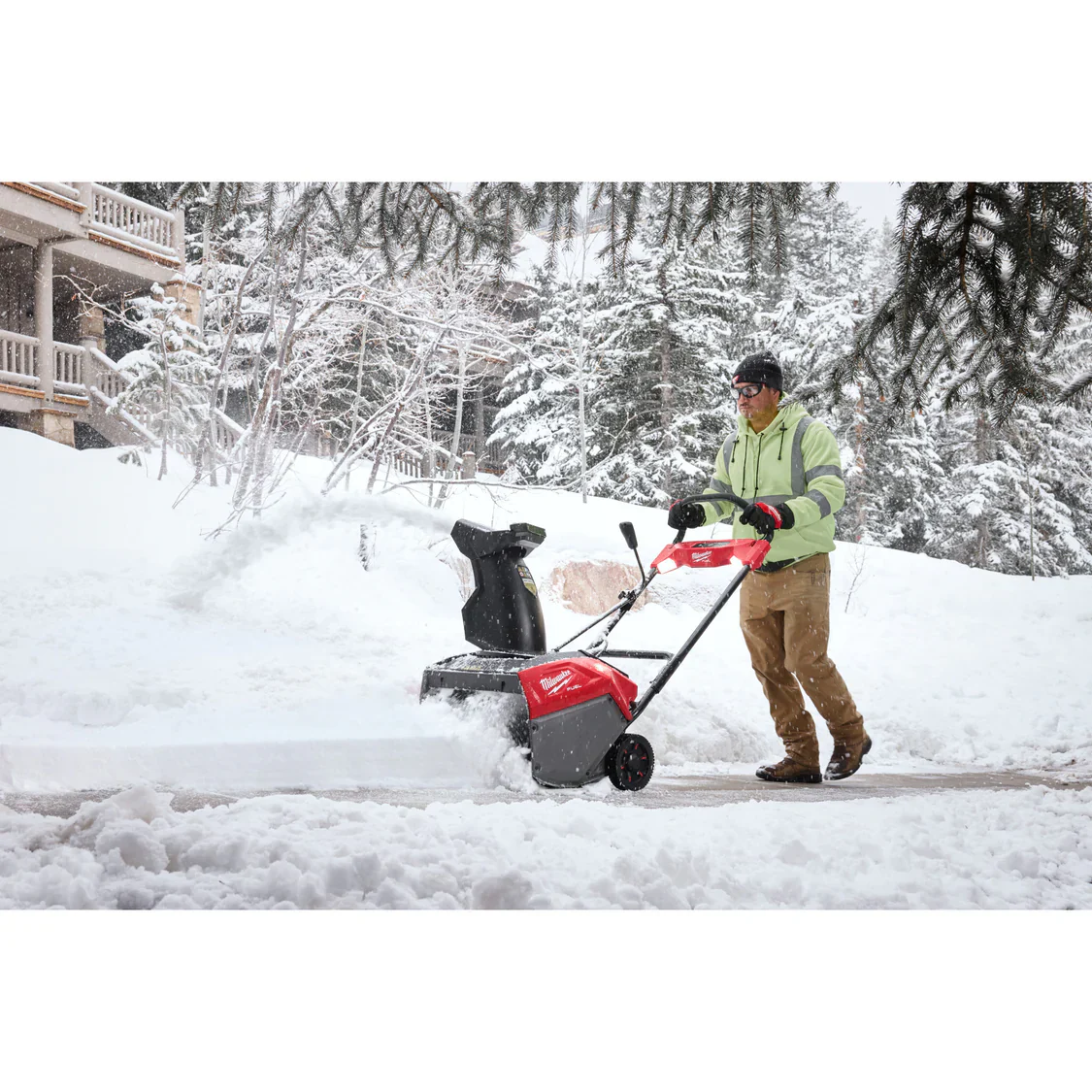 Milwaukee 3036-22HD, M18 FUEL™ 21" Auger Propelled Dual Battery Single Stage Snow Blower Kit - Image 18