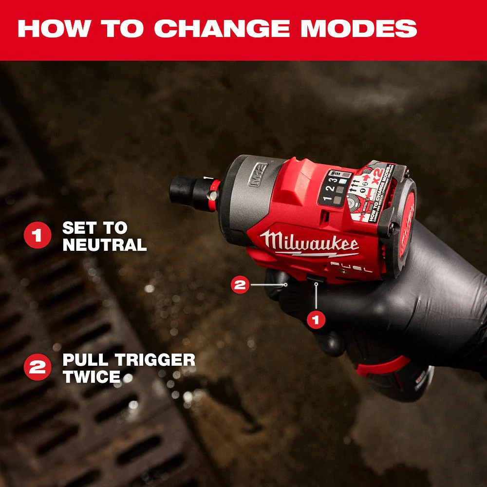 Milwaukee 3048-20, M12 FUEL™ 1/4" Subcompact Impact Wrench w/ Friction Ring - Image 11