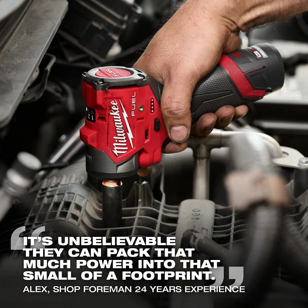 Milwaukee 3048-20, M12 FUEL™ 1/4" Subcompact Impact Wrench w/ Friction Ring - Image 9