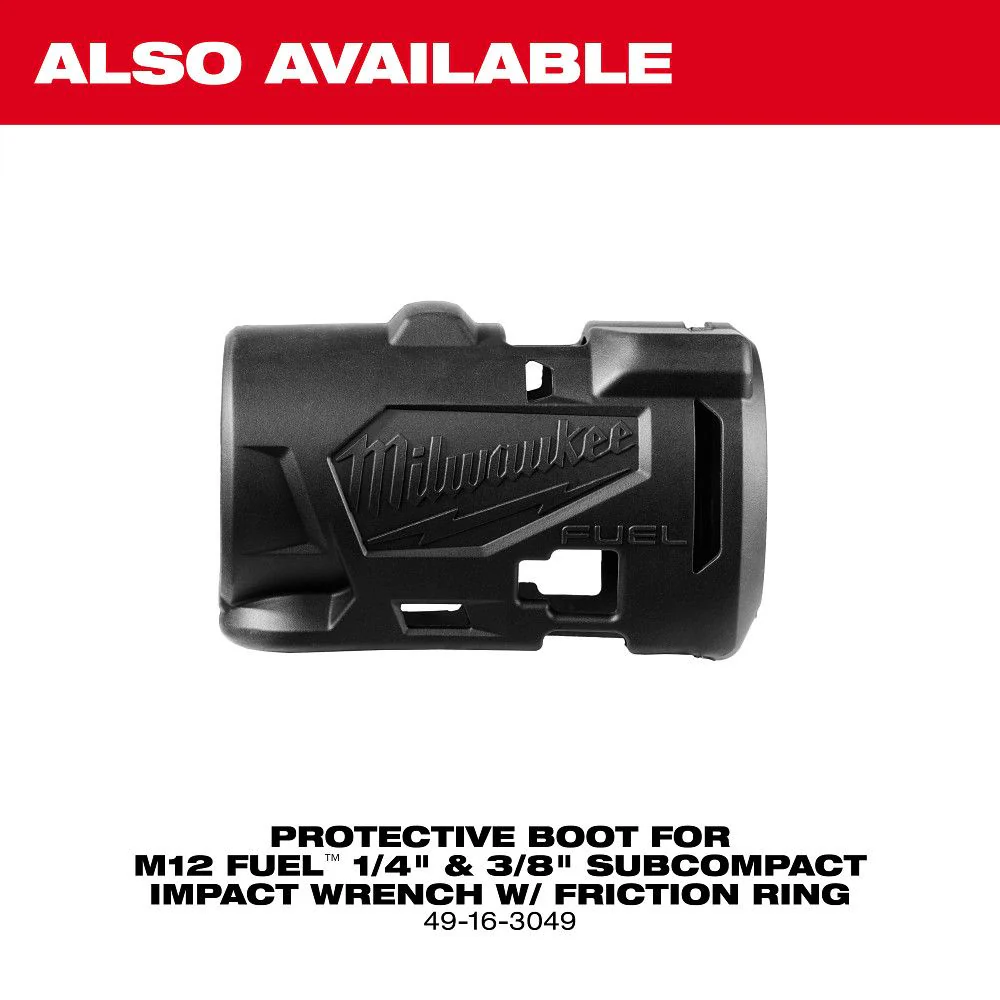 Milwaukee 3049-20, M12 FUEL™ 3/8" Subcompact Impact Wrench w/ Friction Ring - Image 10