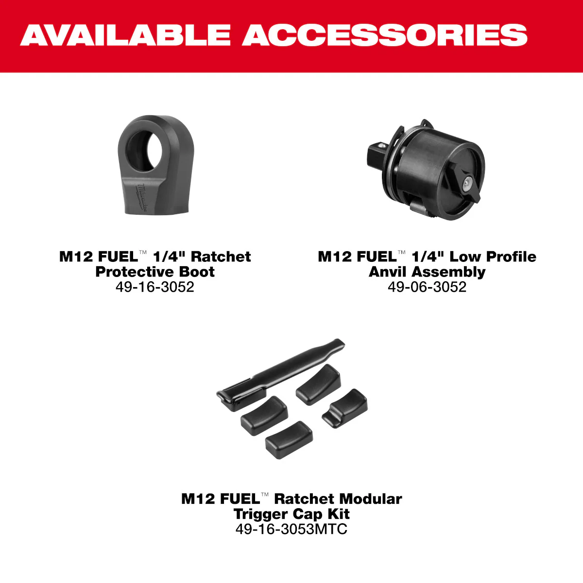 Milwaukee 3052-21, M12 FUEL™ 1/4" Ratchet Kit - Image 6