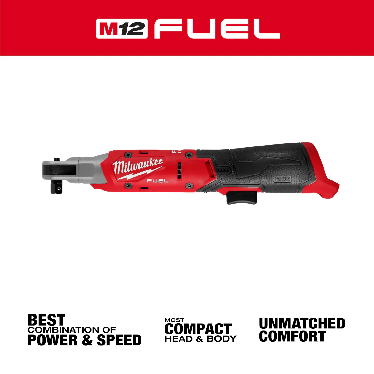 Milwaukee 3053-20, M12 FUEL™ 3/8" Ratchet - Image 2
