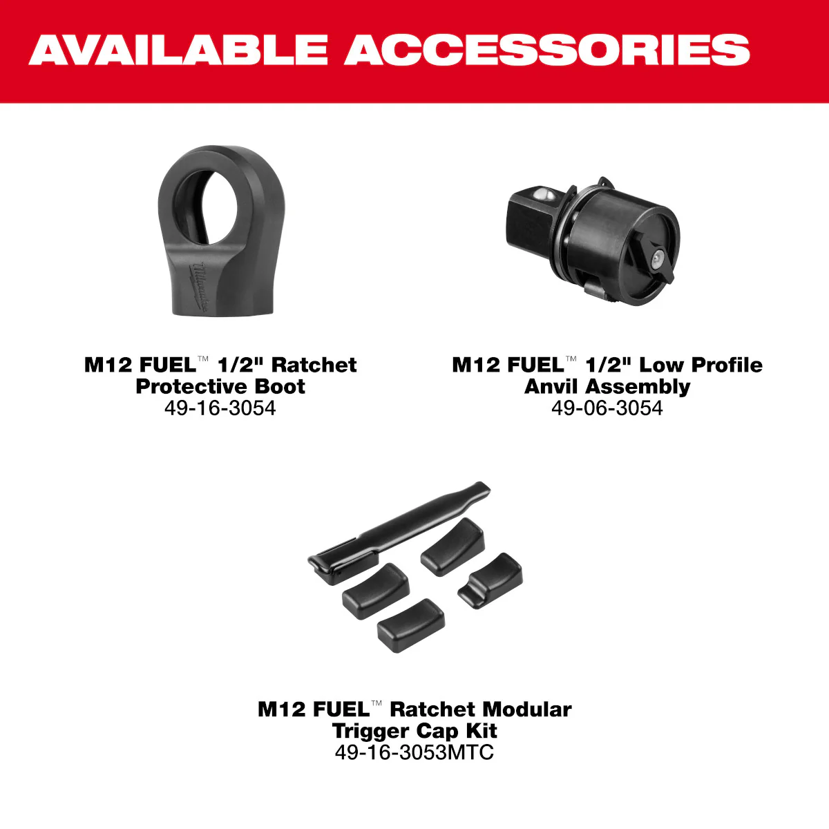 Milwaukee 3054-20, M12 FUEL™ 1/2" Ratchet (Tool Only) - Image 6