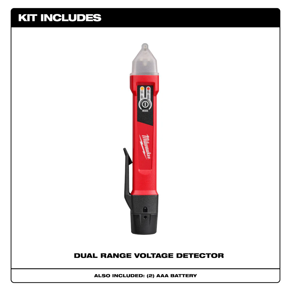Milwaukee 3208-20, Dual Range Voltage Detector - Image 2