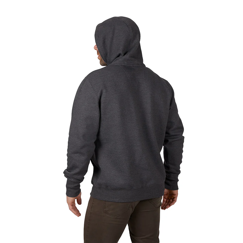 Milwaukee 350G-2X, HD PULLOVER HOODIE - GRAY 2X (Discontinued) - Image 4