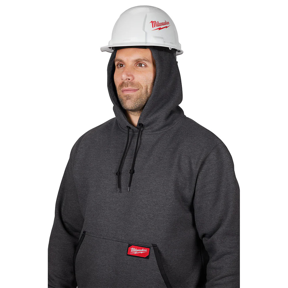 Milwaukee 350G-L, HD PULLOVER HOODIE - GRAY L (Discontinued) - Image 2