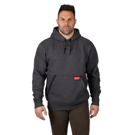 Milwaukee 350G-S, HD PULLOVER HOODIE - GRAY S (Discontinued) - Image 3
