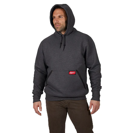 Milwaukee 350G-XL, HD PULLOVER HOODIE - GRAY XL (Discontinued) - Image 3