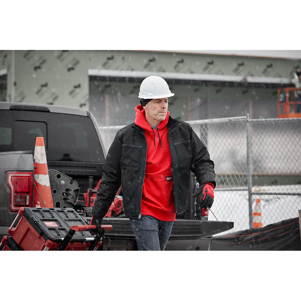 Milwaukee 350R-L, HD PULLOVER HOODIE - RED L (Discontinued) - Image 7