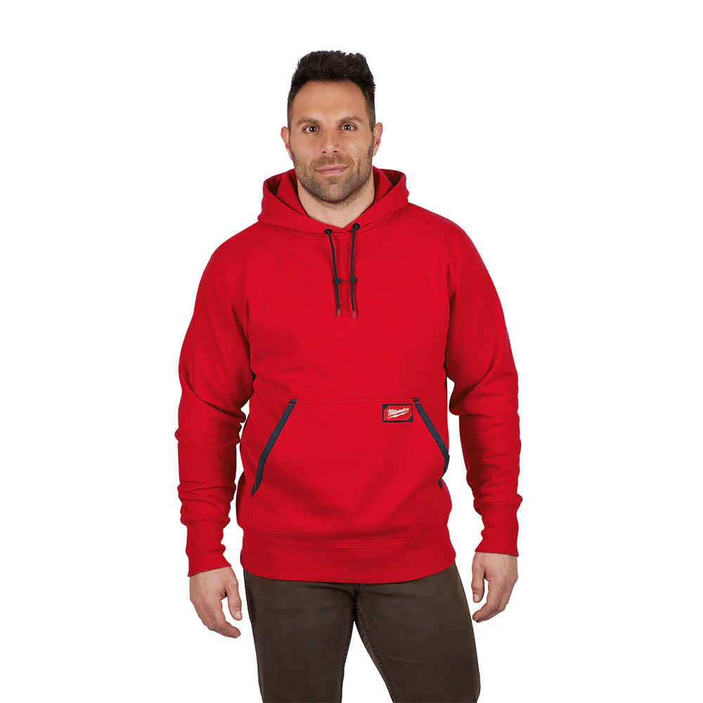 Milwaukee 350R-XL, HD PULLOVER HOODIE - RED XL (Discontinued) - Image 5