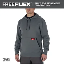 Milwaukee 351G-S, MIDWEIGHT HOODIE - GRAY