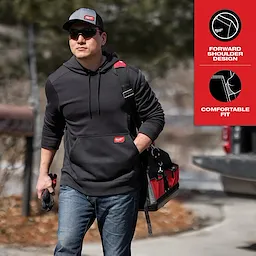 Milwaukee 351G-S, MIDWEIGHT HOODIE - GRAY - Image 7