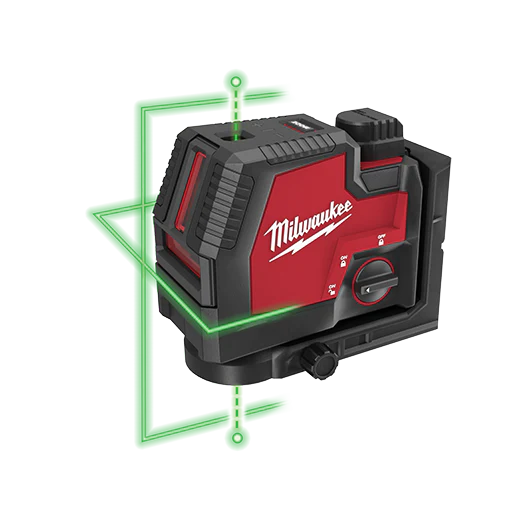 Milwaukee 3522-21, USB Rechargeable Green Cross Line & Plumb Points Laser - Image 2