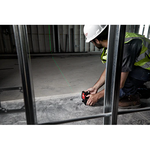 Milwaukee 3522-21, USB Rechargeable Green Cross Line & Plumb Points Laser - Image 6