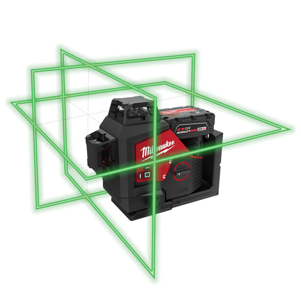 Milwaukee 3632-21, M12 Green 360° 3-Plane Laser Kit - Image 5