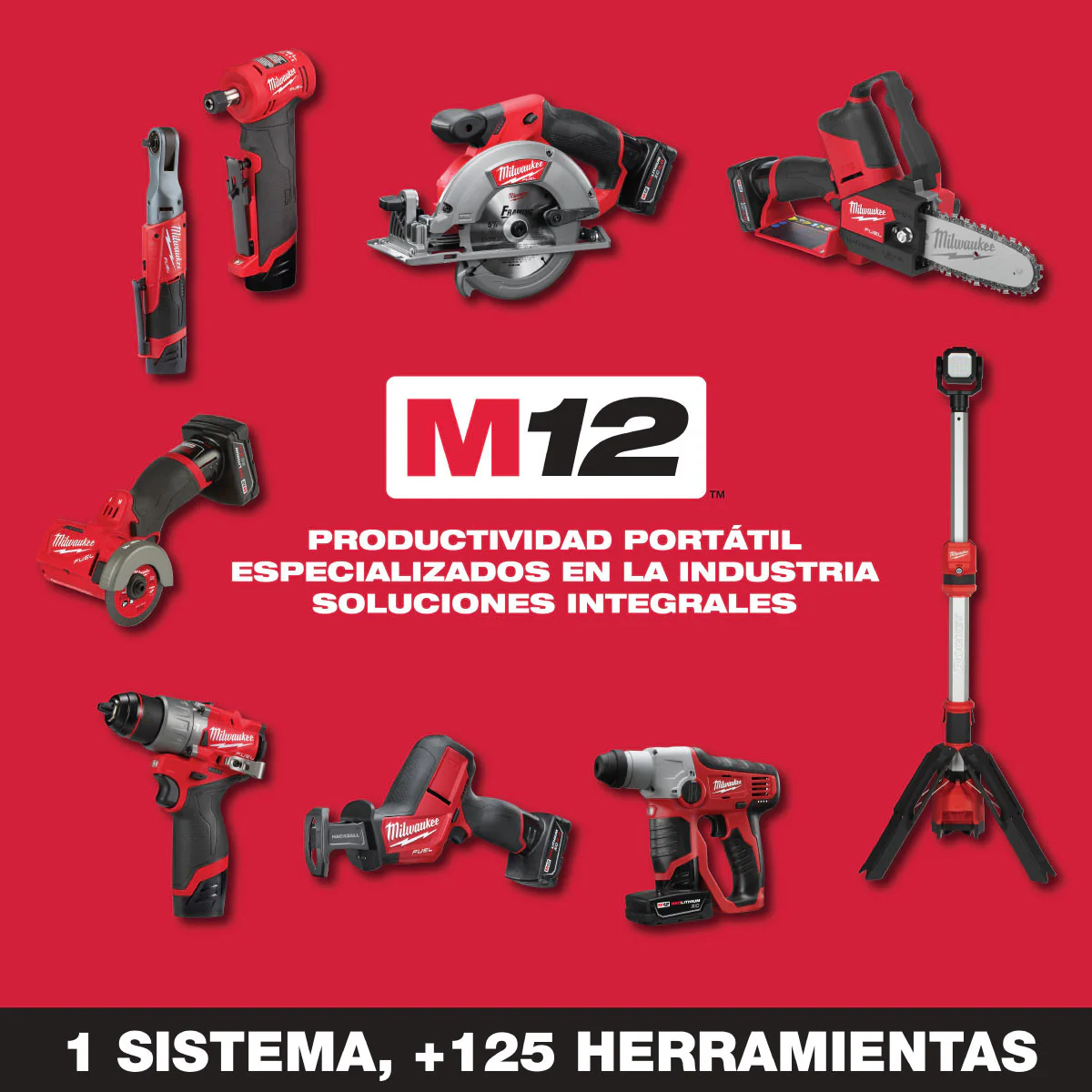 Milwaukee 3642-21, M12™ Green 360° 3-Plane Laser w/Automatic Alignment & Receiver - Image 14